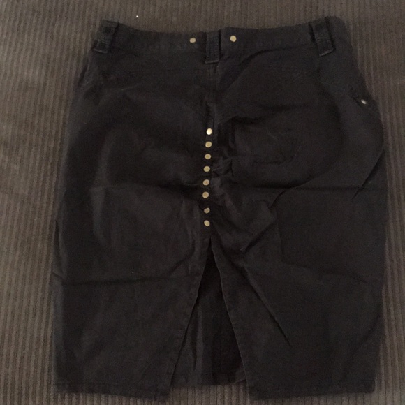 London Jeans twill skirt with ruched back - Picture 2 of 2